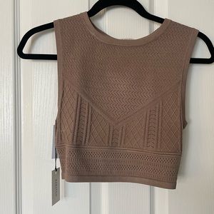 BNWT Babaton Pointelle tank